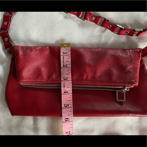 Maxima Red Foldover Clutch - Picture 7 of 9